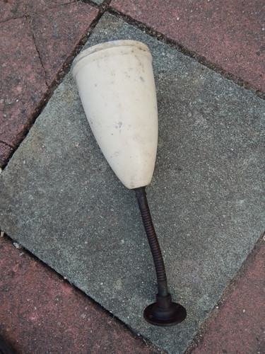 Vintage industrial gooseneck - industrial,