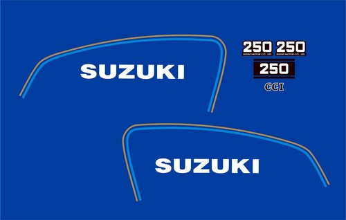 Suzuki ts250b 1977 decal kit - suzuki,