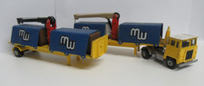 Matchbox SuperKings K33 Scammell Cargo Hauler "MW" - 2x Trailer & 1 Tractor