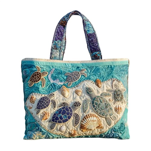 Vintage quilted tote bag women - vintage,