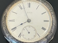 AW Co Waltham Coin Silver