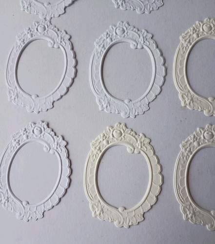 Die cut embossed - embossed, shapes
