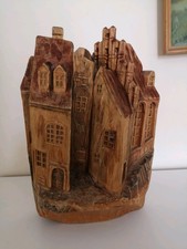 Old Town . Autor"s work wood