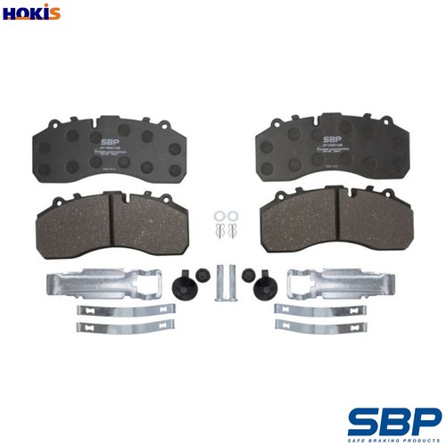 Brake pad set disc - set,