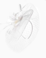 Women Large Veil Feather