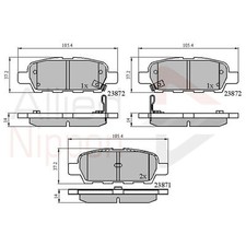 Brake Pads Set For Nissan Juke