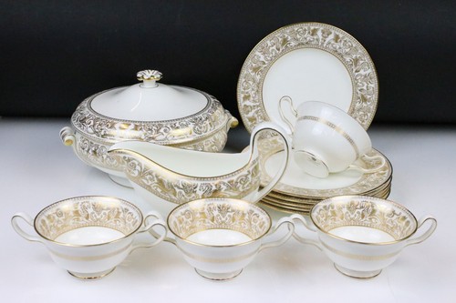Wedgwood gold florentine - gold, w4219