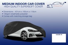Medium Black Indoor Car Cover