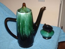 blue mountain coffee pot 27 cm high  & cream jug NOW REDUCED BY OVER 20%