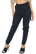 Womens Cargo Combat Trouser Elastic Waist Casual Stretchy Sports Joggers Pants