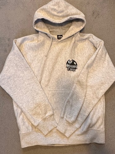 Stussy ball grey - grey, hoodie