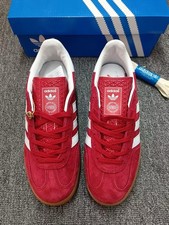 Adidas Gazelle white and red size7
