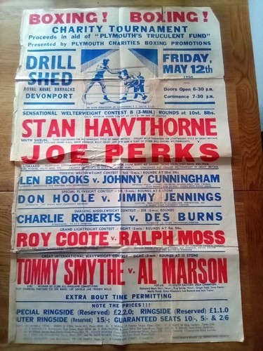 Boxing handbill - boxing,