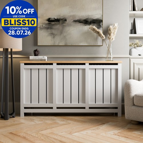 Radiator cover white modern - radiator,
