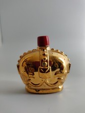 Vintage Miniature Bottle Orlando Cherry Brandy Bottle Gold Crown. Lid & stopper