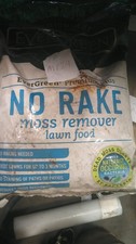 EverGreen No Rake Moss Remover - 100m Stained Packaging