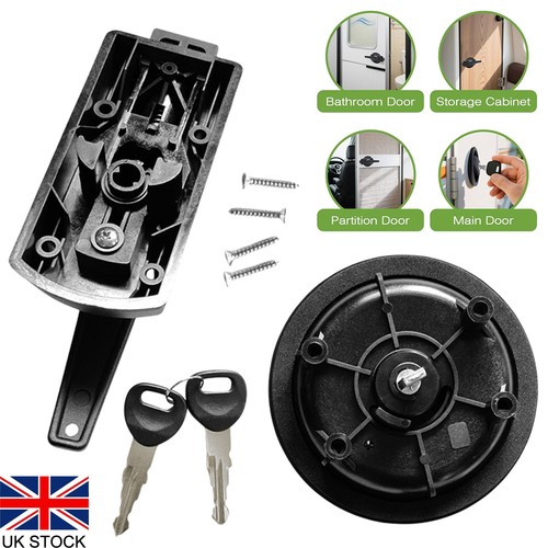 Round caravan door lock - round,