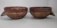 Vtg Terracotta Water Feature Bowls Fountain Pot Cascade Garden Planter Lot Of 2