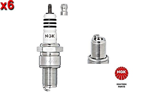 Spark plug ngk - 6x, fits