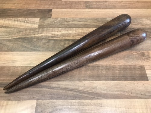 Pair vintage sailors wooden - pair,