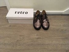 Retro Lace Up Cut Out Shoe