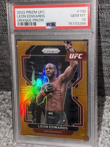 2022 panini prizm ufc leon - prizm,