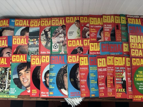 Goal magazines 1960s onwards - goal,