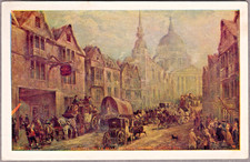 LONDON UB PC LA BELLE SAUVAGE INN YARD LUDGATE HILL H. MAGGS COACHING INN