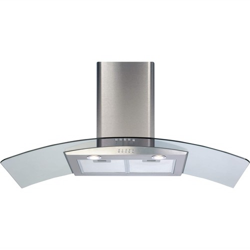 Cda 100cm curved - curved, glass