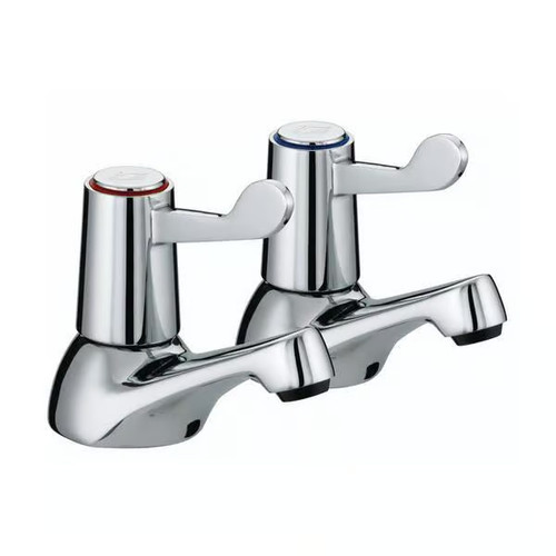 Swan lever basin - lever, pillars