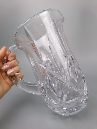 Cut crystal glass jug for - cut,
