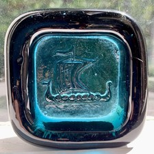 Erik Hoglund Teal Glass