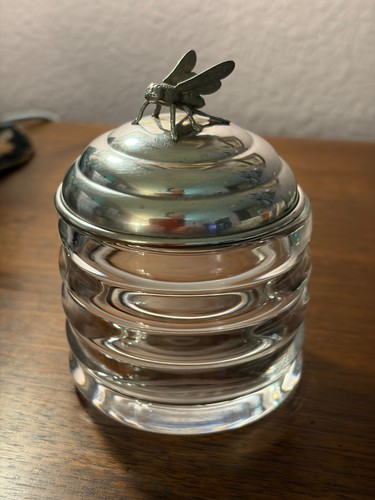 Blackinton beehive honey pot - r,