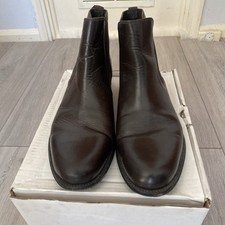Clifford James Brown Leather Chelsea Boots Size UK 13