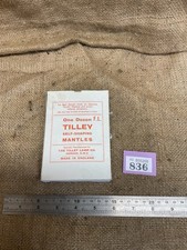 GENUINE TILLEY  NO. 191 MANTLE X 12 IN BOX  - SUITABLE FOR USE WITH FL MODELS NO