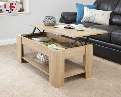 Lift coffee table - up,