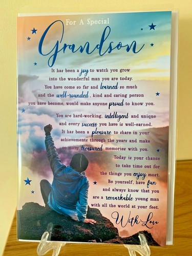 Special grandson birthday - a,