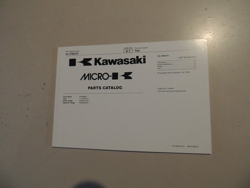 Parts catalog kawasaki jet ski - catalog,