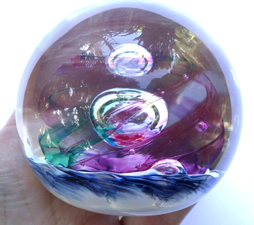 Selkirk glass paperweight - selkirk,