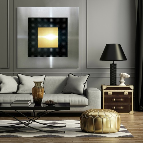 Original abstract metal - original,