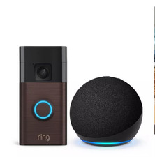 RING 3rd Gen Doorbell and Echo