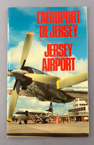 Jersey airport booklet - airport, 1970's