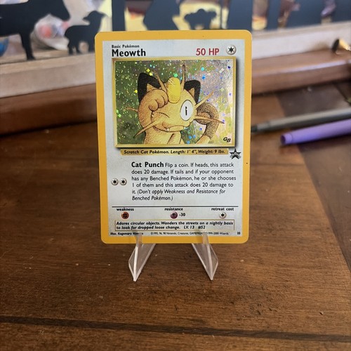 Meowth wotc promo holo - meowth,