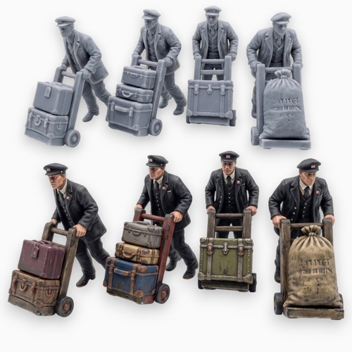 Station porter staff - x4,
