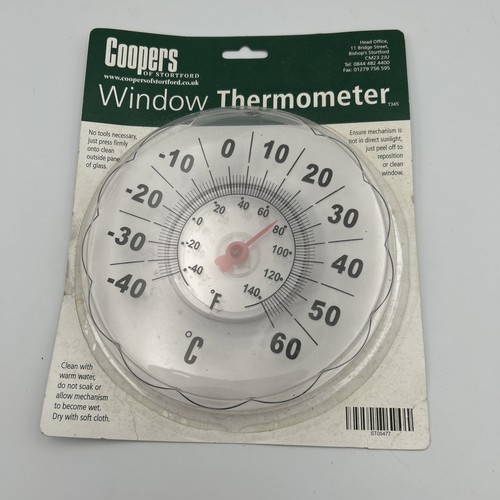 Window temperature thermometer - window,