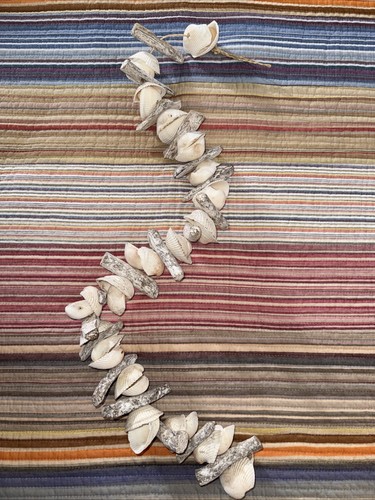 Vtg painted driftwood - driftwood, (faux