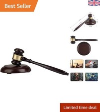 Wooden Gavel and Block for
