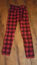 Punk Narrow Trousers Red And Black Check