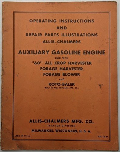 Allis chalmers auxiliary - chalmers,