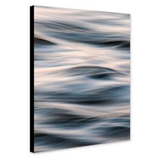 Moving Waves - Ocean Wall Art - Canvas Wall Art Framed Print